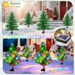 4Pcs Solar Christmas Tree Stakes - Image 4
