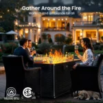 43" Rectangular Fire Pit - Image 2